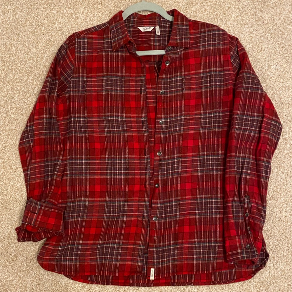Red Plaid Woolrich Flannel